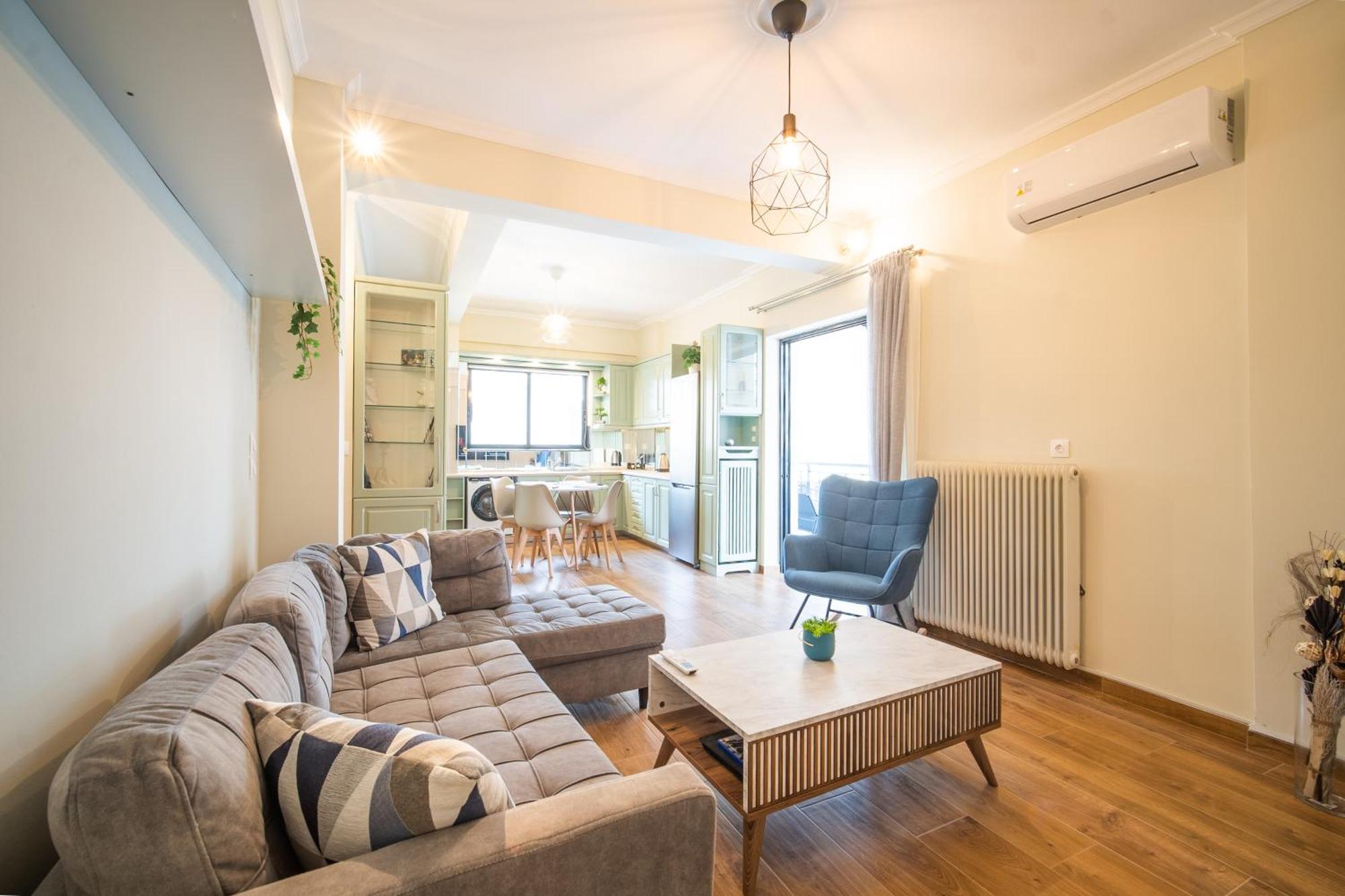Μκ Αpartment 2Υδ - Nikea Metro Apartment Пирея Екстериор снимка